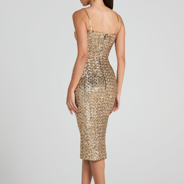 MONACO GOLD DRESS