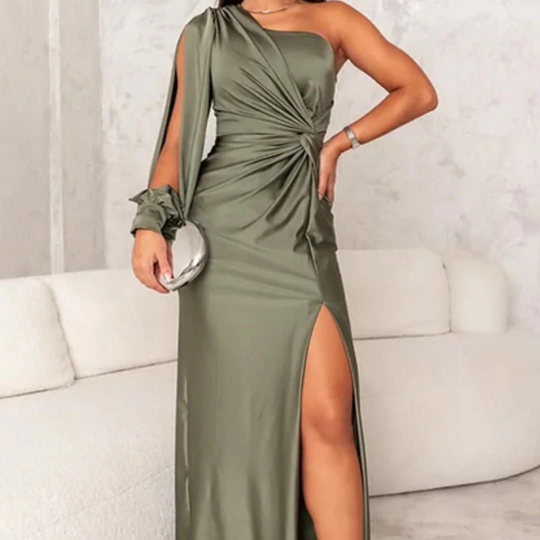 VIENNA SATIN DRESS