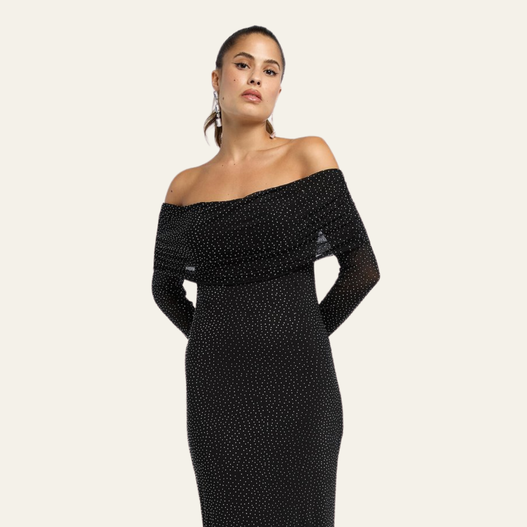 VENICE COLD SHOULDER DRESS