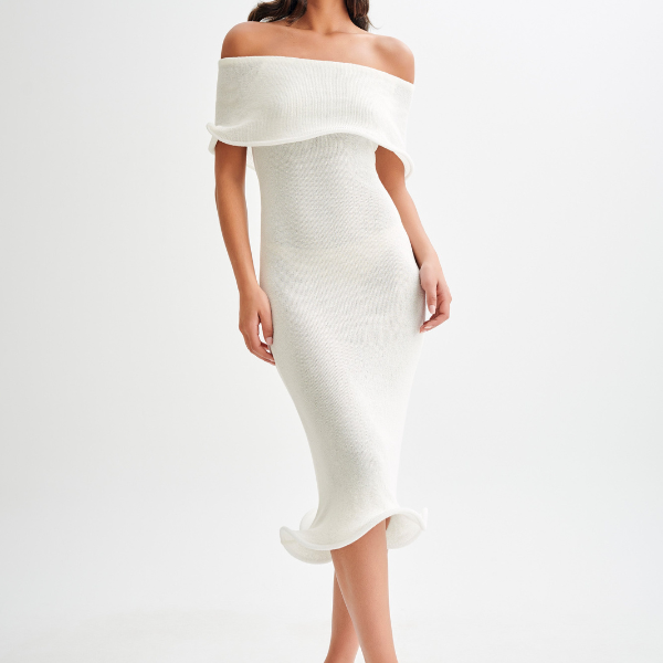 VENICE KNIT MIDI DRESS