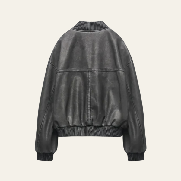 MILAN WASHED EFFECT LEATHER JACKET