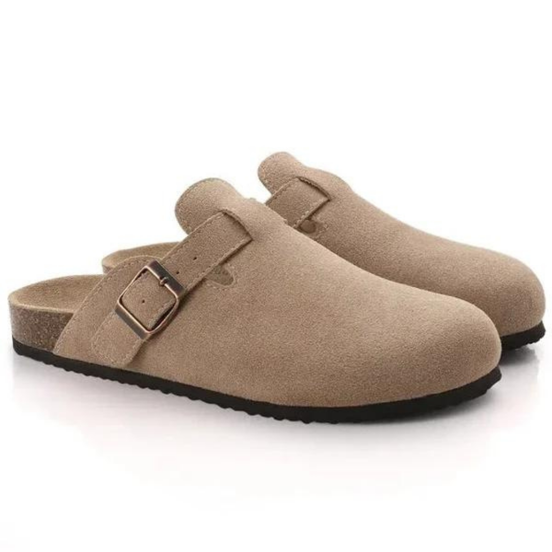 MONTE CARLO SUEDE CLOGS