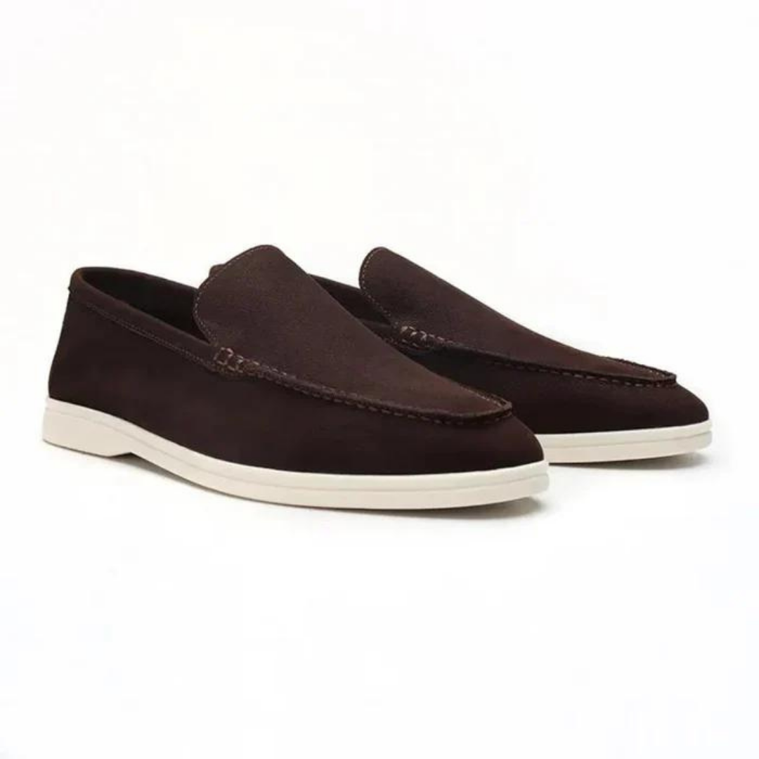 MILAN COWHIDE LEATHER LOAFERS