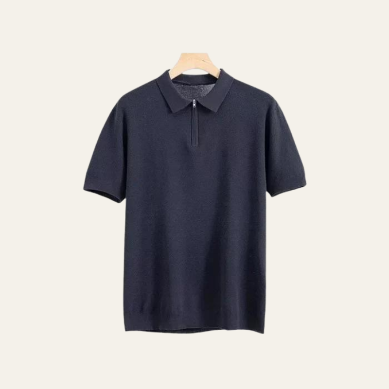 MONTE CARLO ZIP-UP POLO